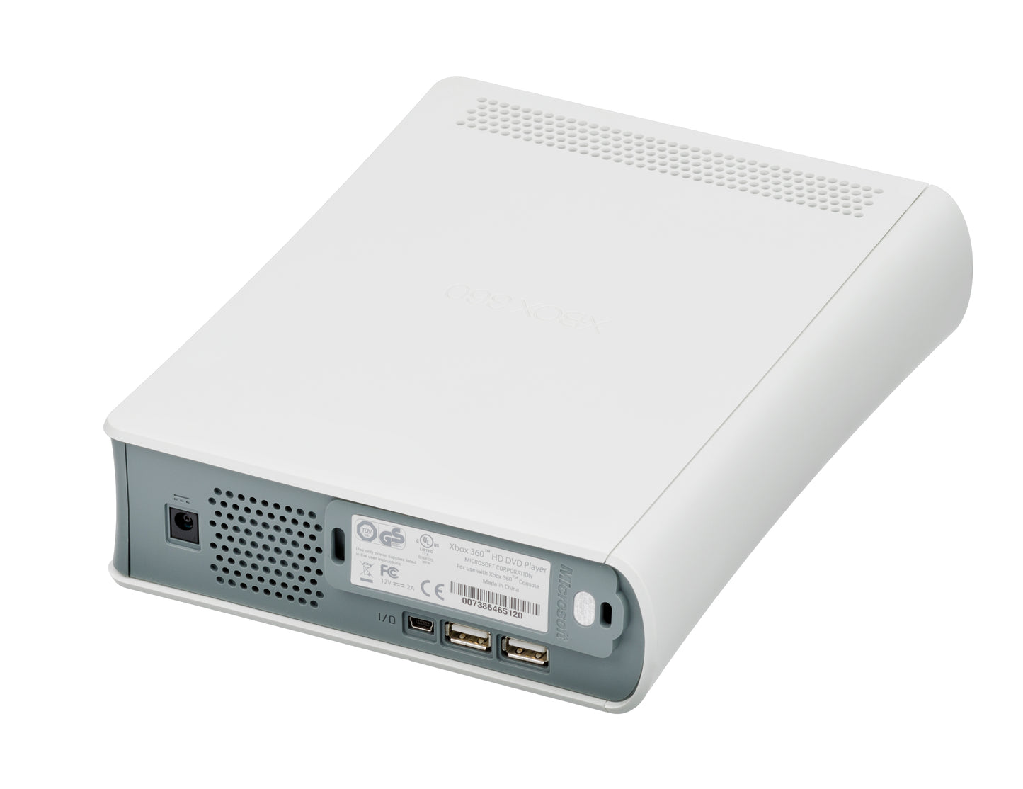 HD DVD EXTERNAL RETRO PLAYER MICROSOFT XBOX 360 - UNIT ONLY NO REMOTE