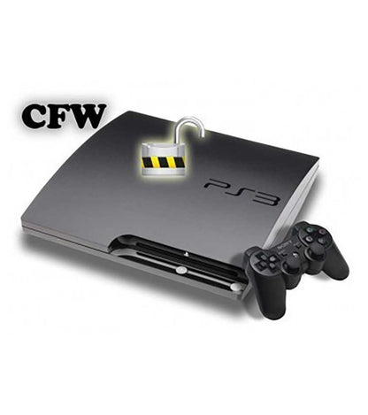 1TB CFW & HEN PS3 Phat/Slim/Super Slim Console Unit & Power Cable